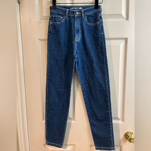 LACOSTE High-rise Straight leg jeans size 22/24 waist